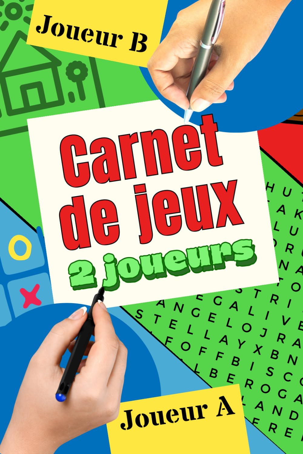 Carnet de jeux - deux joueurs: Plus de 60 activités pour un challenge en tête à tête. Leisure & Fun