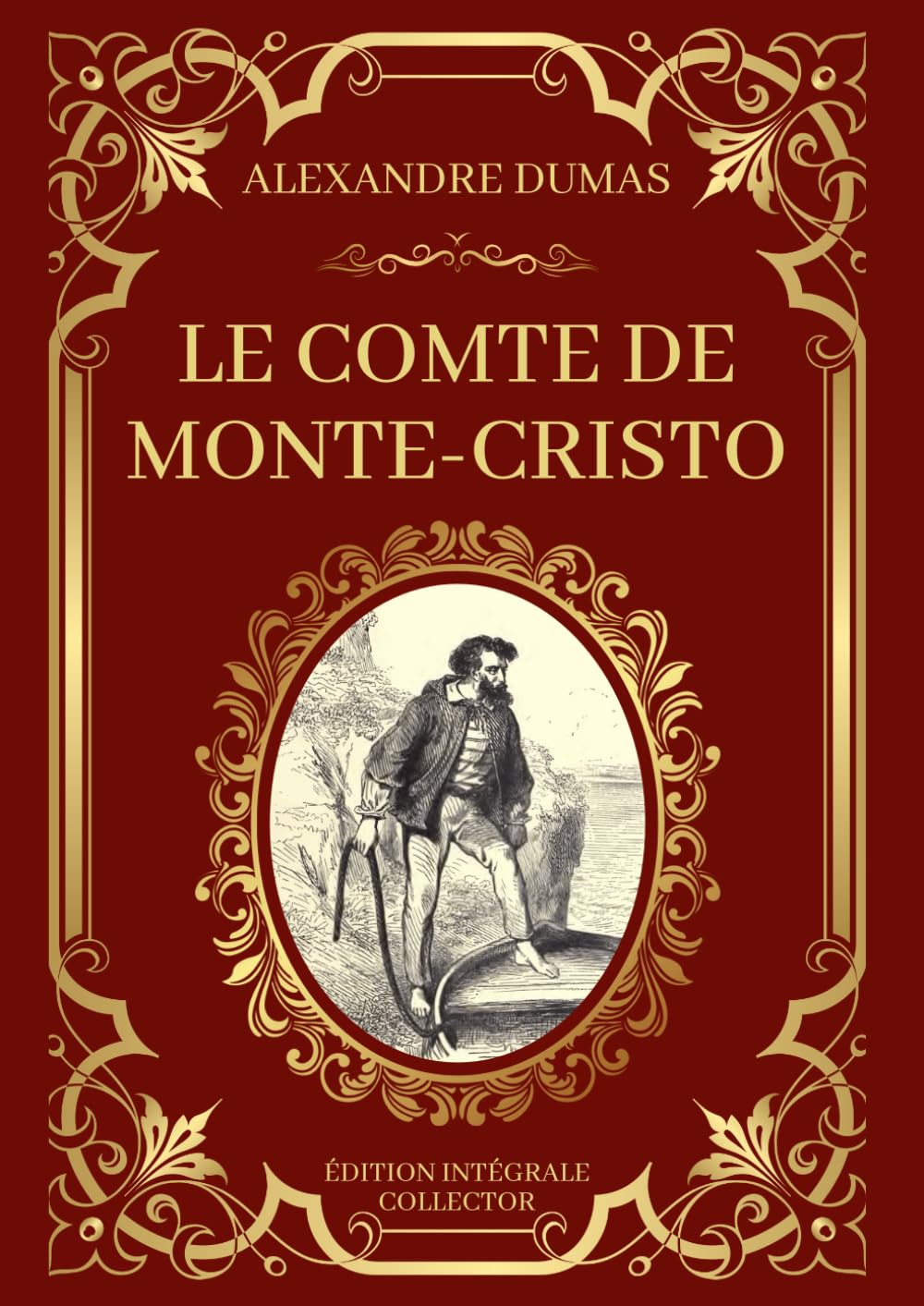 LE COMTE DE MONTE-CRISTO Edition Intégrale Collector: Tomes 1 à 4 au format A4 avec Illustrations book