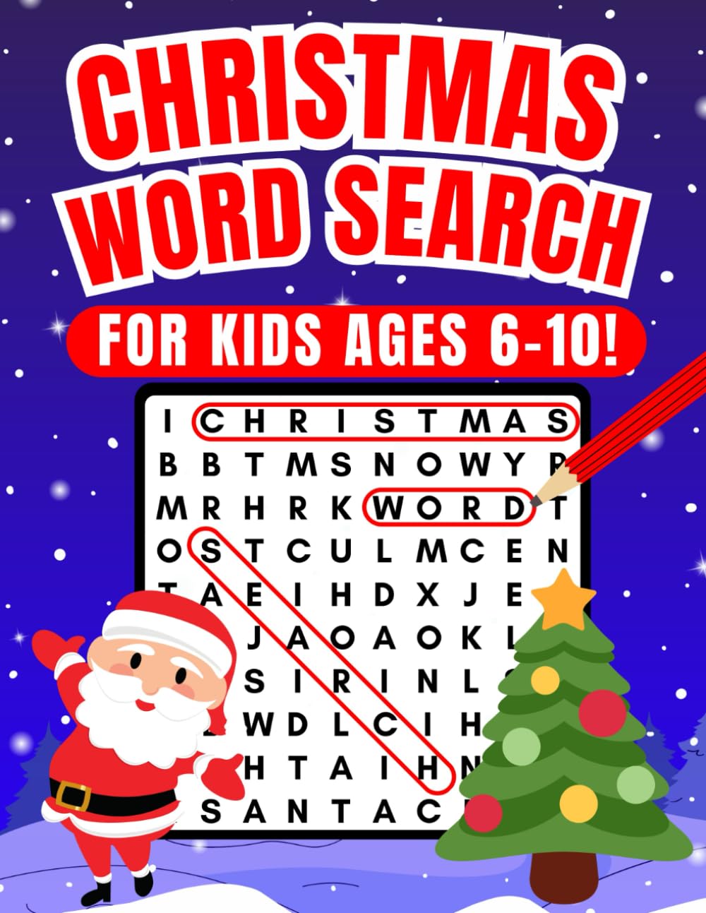 Christmas Word Search for Kids Ages 6-10: 100 Christmas Word Search Puzzles | A Perfect Gift to Entertain Excited Children! Computer Science