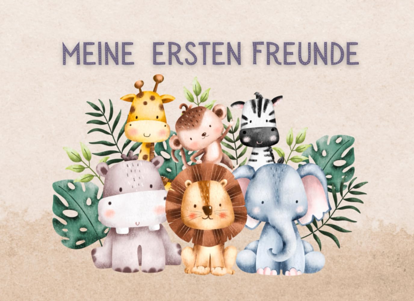 Meine ersten Freunde - Ein Freundebuch für den Start in den Kindergarten: | Kindergartenfreundebuch | Freundebuch | Kindergarten | neutral | Junge | Mädchen | Uni Lifestyle