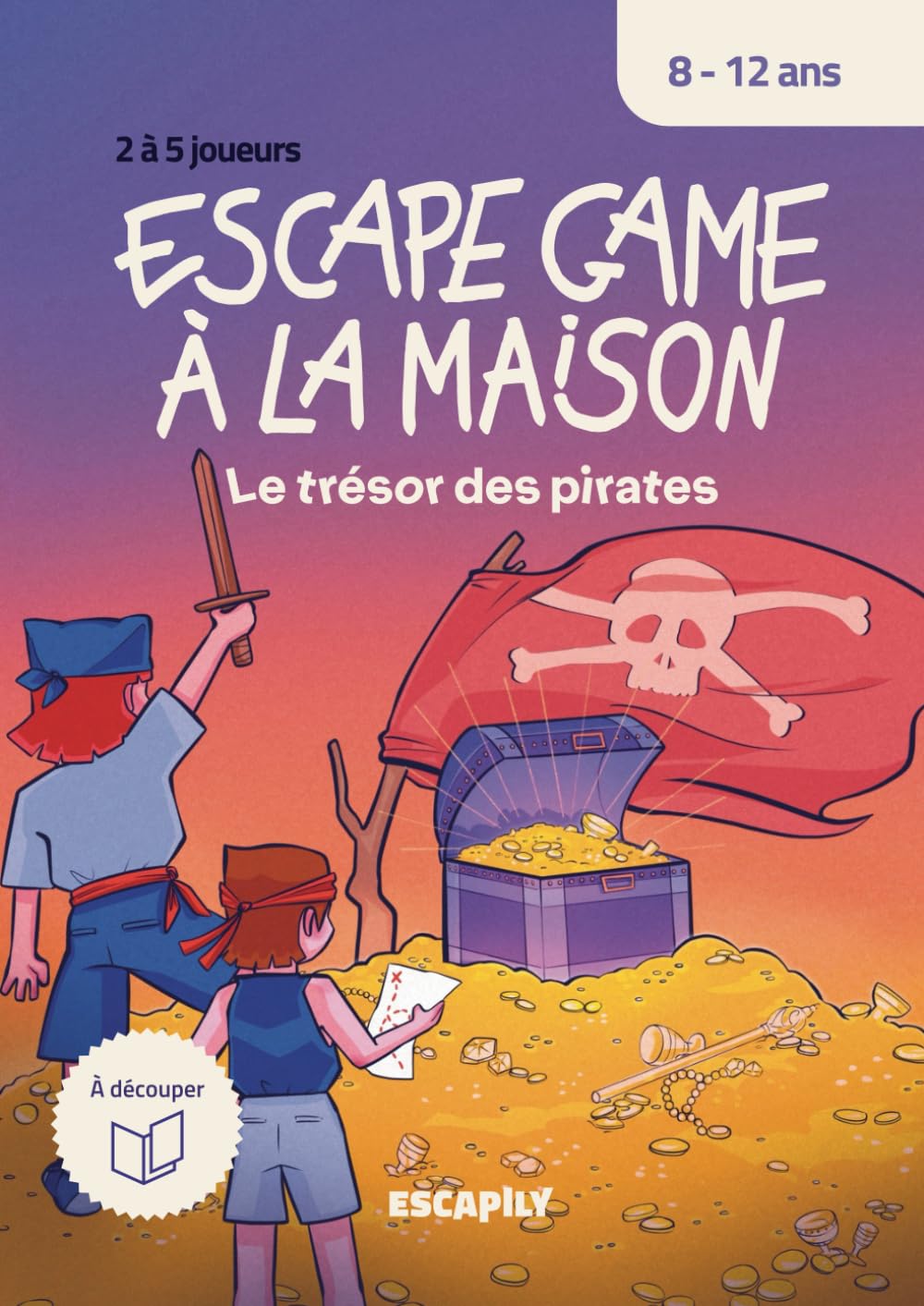 ESCAPE GAME À LA MAISON - LE TRÉSOR DES PIRATES book