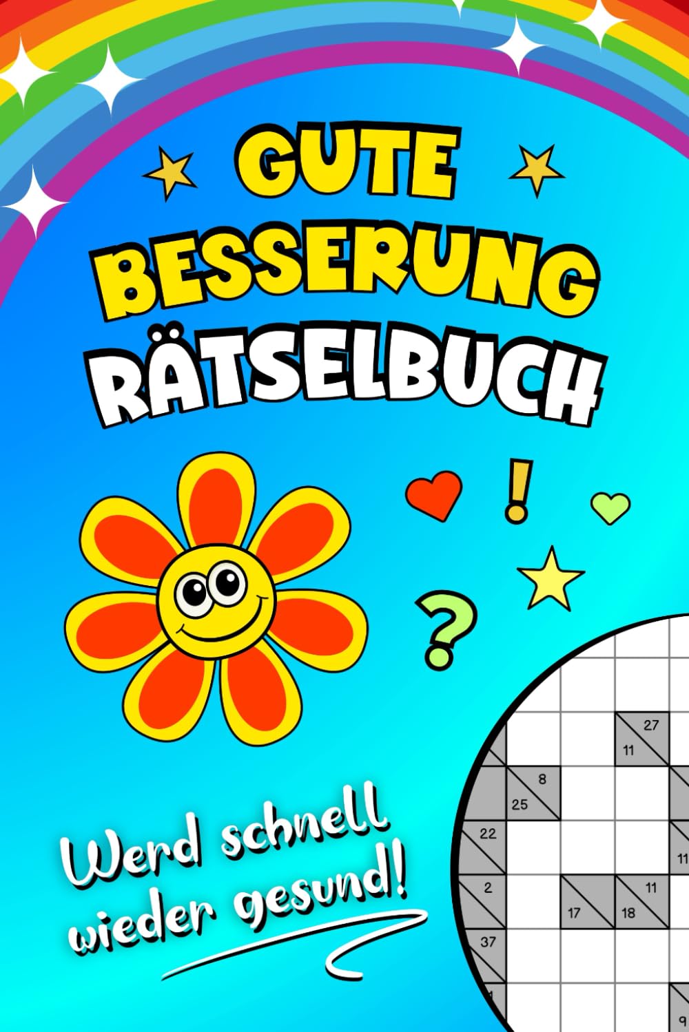 Gute Besserung Rätselbuch - Werd schnell wieder gesund: Rätsel Genesungsgeschenk zur Aufmunterung und Beschäftigung (Krankenhaus Geschenk) Health, Nutrition & Fitness