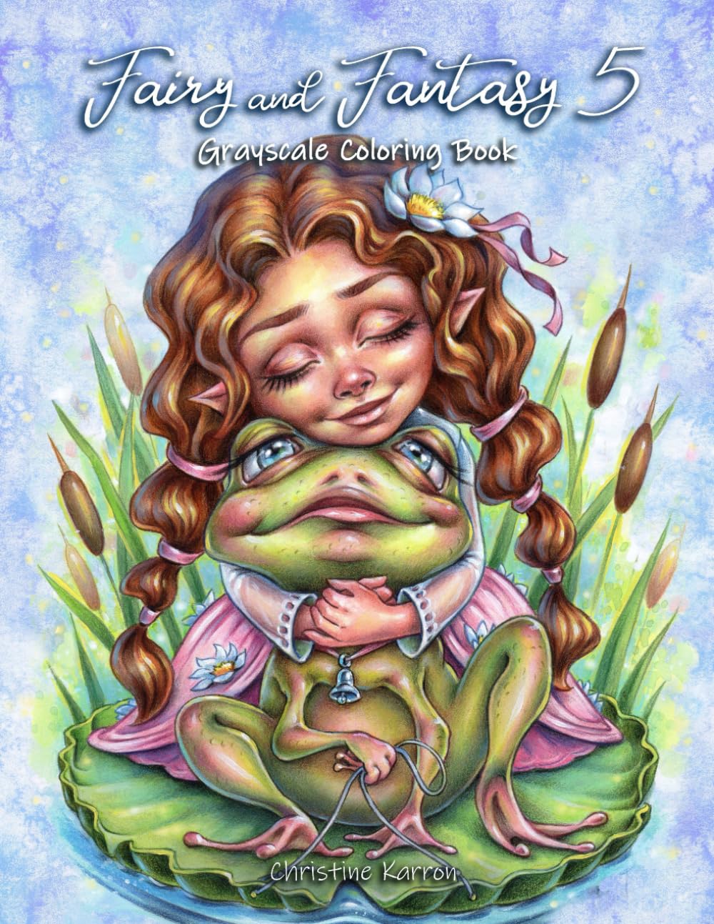 Fairy and Fantasy 5 Grayscale Coloring Book Manga