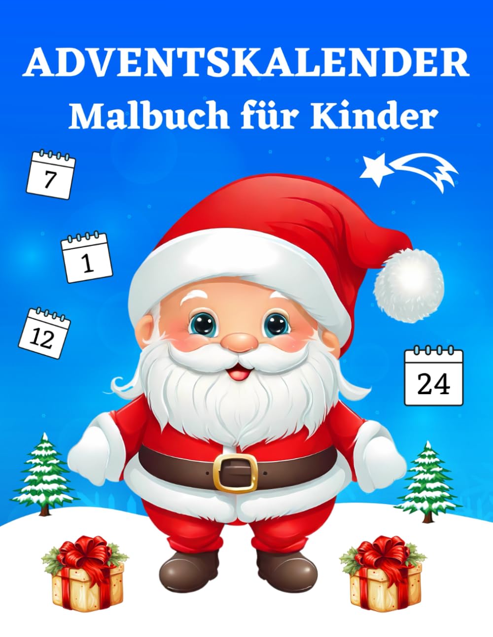 Adventskalender Malbuch für Kinder: 24 Nummerierte Weihnachten Malvorlagen Für Advent | Mein Erstes Weihnachtsmalbuch für Mädchen und Jungen Lifestyle