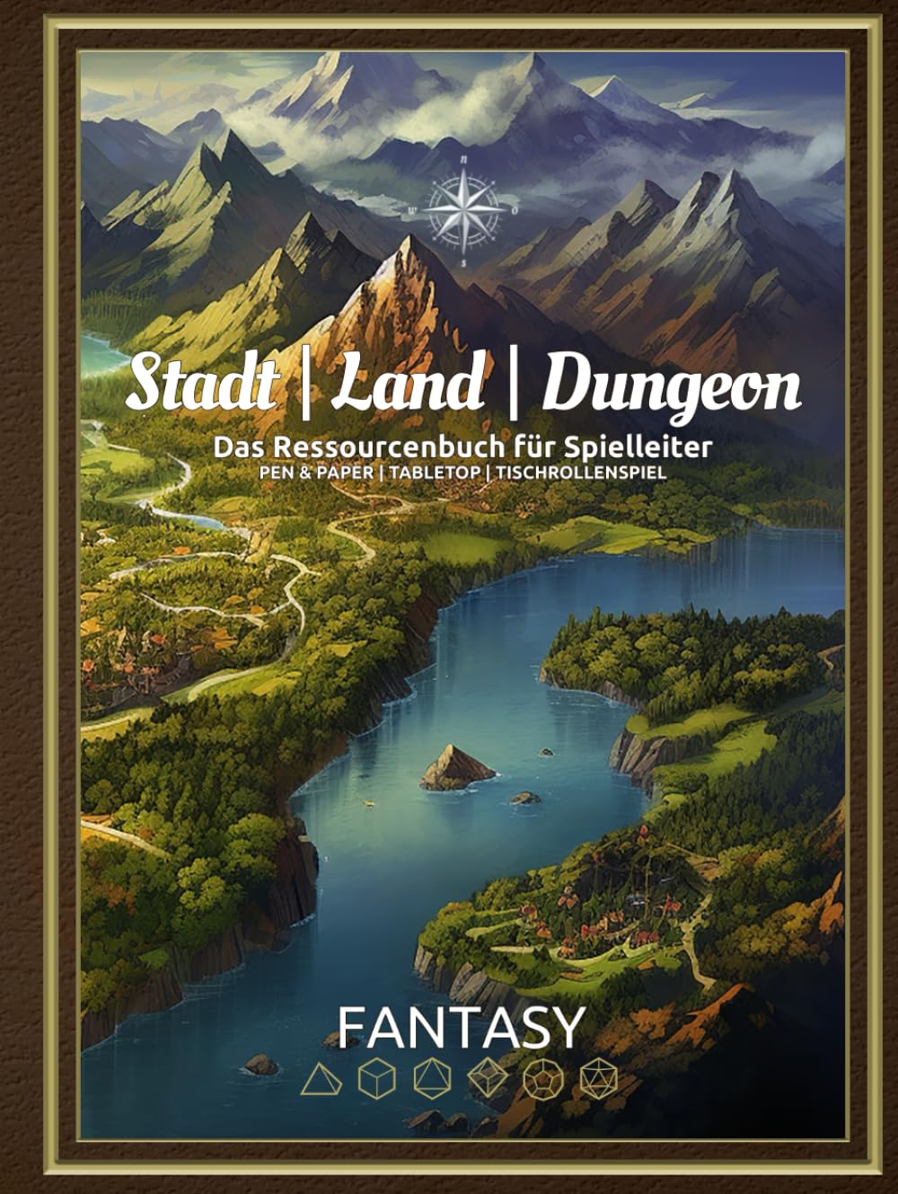 Stadt | Land | Dungeon: Fantasy Dungeon Karten als schnelle Ressource für Gamemaster, inkl. Würfeltabellen & Plot-Hooks (Pen & Paper | Tabletop | Rollenspiel) Film, Art & Culture