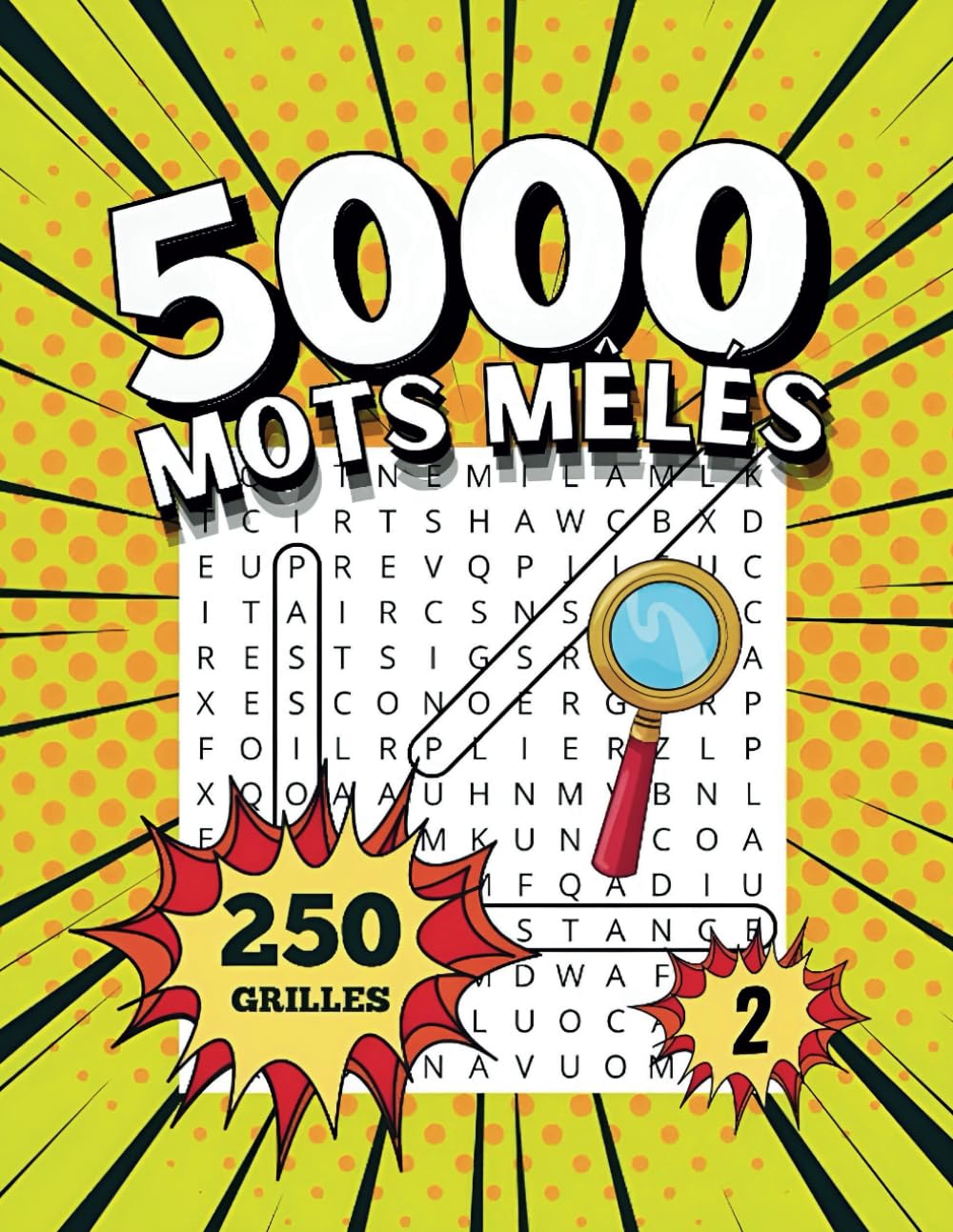 Mots Mêlés Adultes: 5000 Mots, 250 Grilles, Gros Caractères, pour Adultes et Seniors Tiptoi & Games