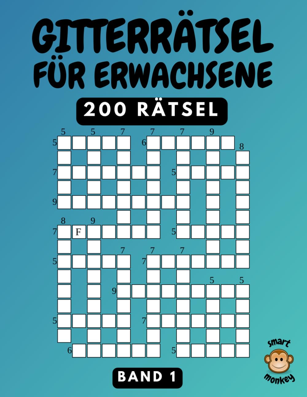 Gitterrätsel: Rätselbuch für Erwachsene mit 200 Kreuzgitter Rätsel, Band 1 Leisure & Fun