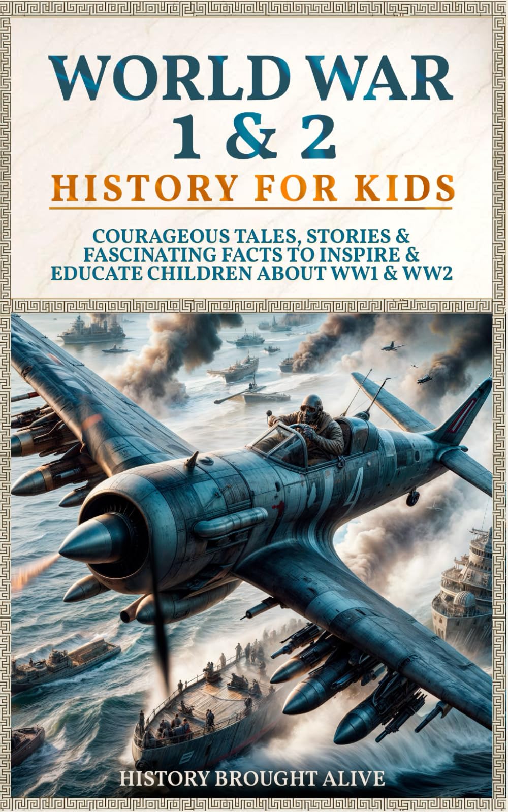 World War 1 & 2 History for Kids: Courageous Tales, Stories & Fascinating Facts to Inspire & Educate Children about WW1 & WW2: (2 books in 1) Non-fiction