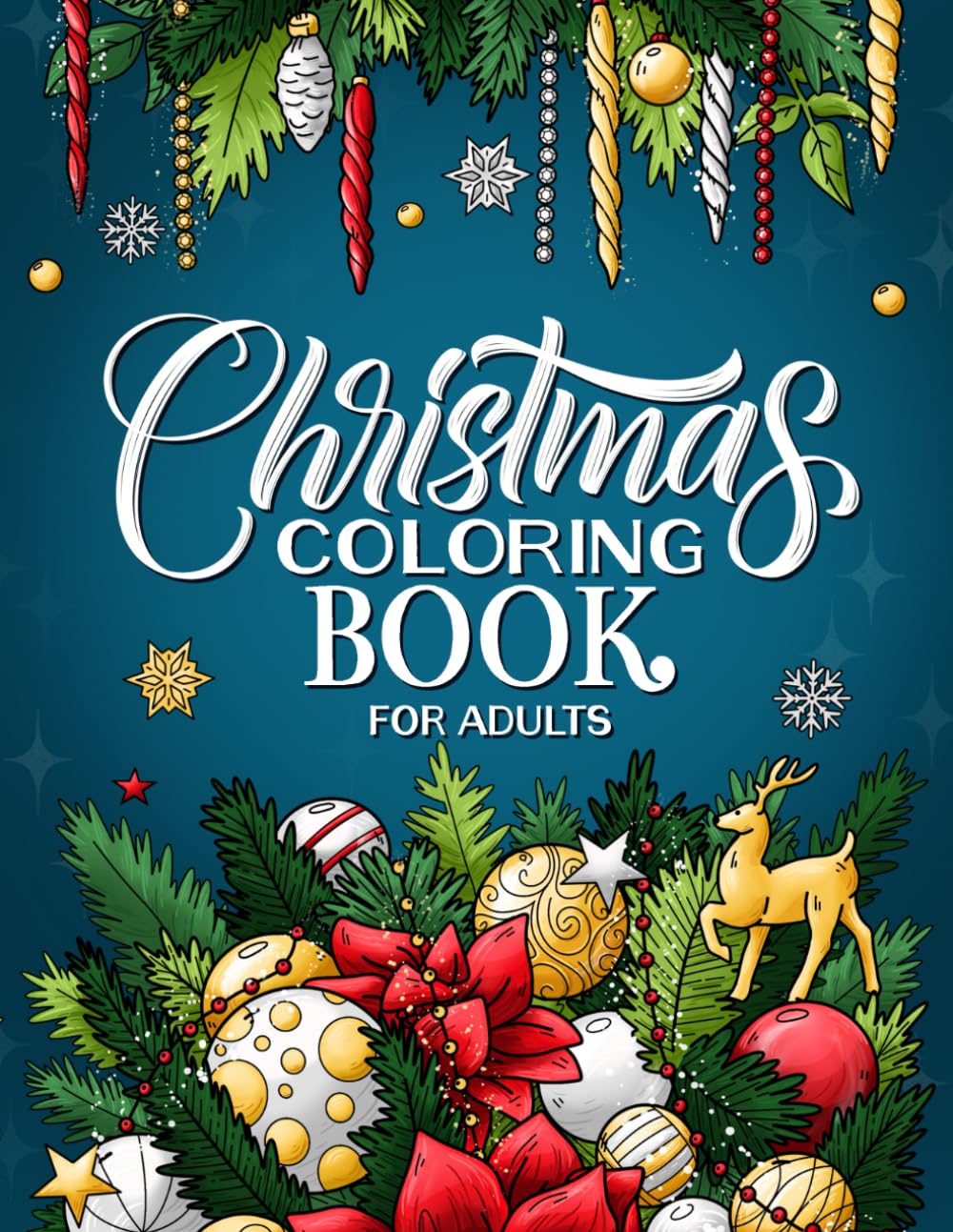 Christmas Coloring Book for Adults: Whimsical Holiday Scenes for Stress Relief and Relaxation book