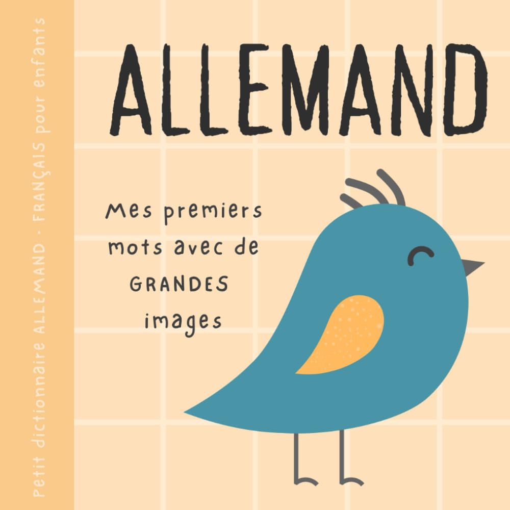 Petit dictionnaire ALLEMAND français pour enfants, Premiers mots avec de grandes images: Livre bébé pour apprendre l'allemand avec un vocabulaire ... pour débutants Deutsch französische Bücher book
