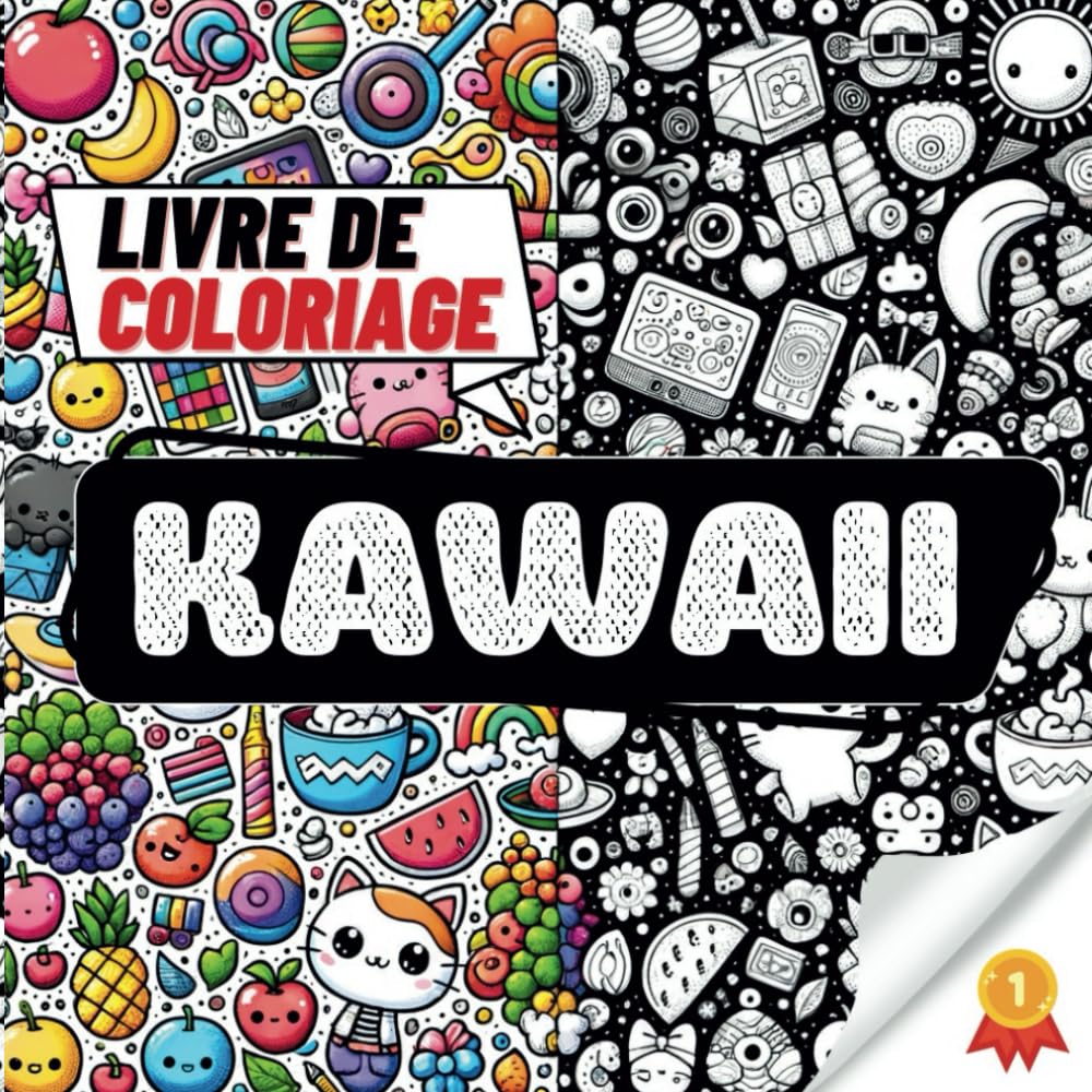 Livre de Coloriage Kawaii: 40 Dessins Magiques pour Enfants et Adultes | Animaux, Festivités, et Douceurs: Bonheur de Colorier pour Tous Âges : ... Ultime pour Enfants, Adultes et Célébrations book