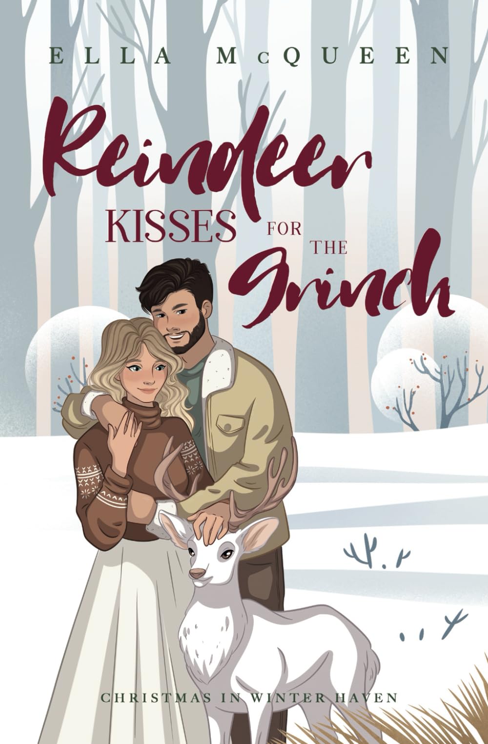Reindeer Kisses for the Grinch (Christmas in Winter Haven, Band 1) Contemporary Romance