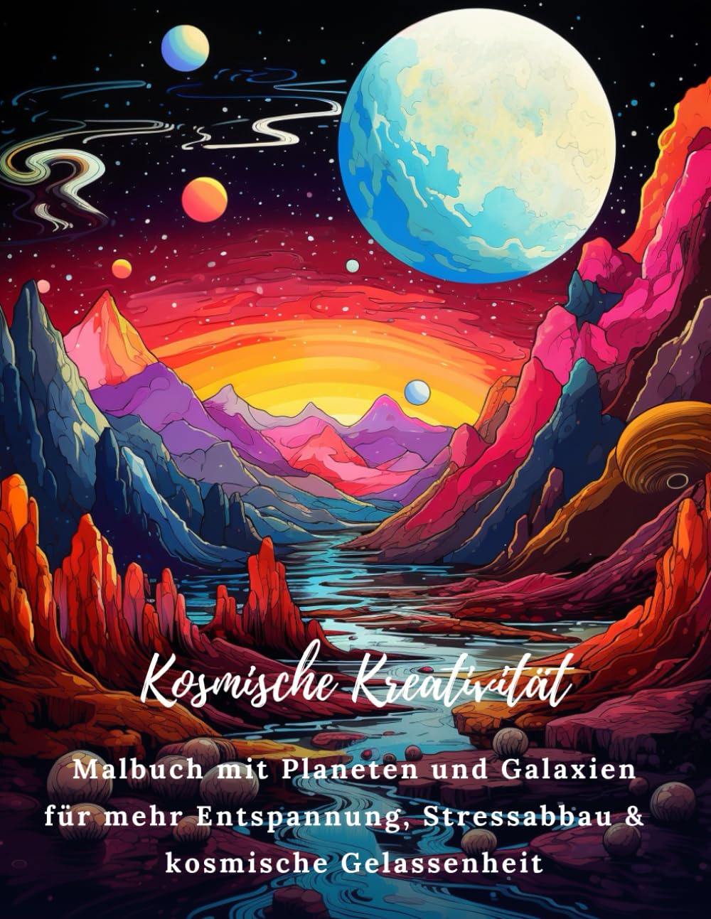 Kosmische Kreativität: Malbuch mit Planeten und Galaxien - für mehr Entspannung, Stressabbau & kosmische Gelassenheit Film, Art & Culture