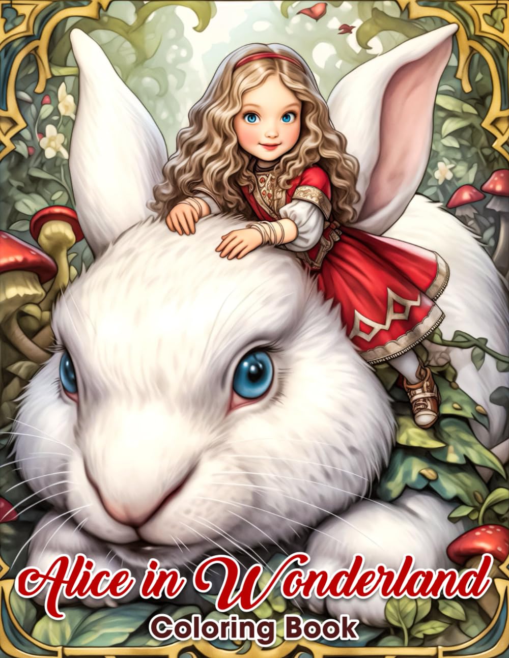 Alice in Wonderland Coloring Book: Journey Through 60 Illustrations of Alice in Wonderland, Boasting Whimsical Wonderland Scenes, Eccentric Characters, and Artistry Beyond Imagination! book