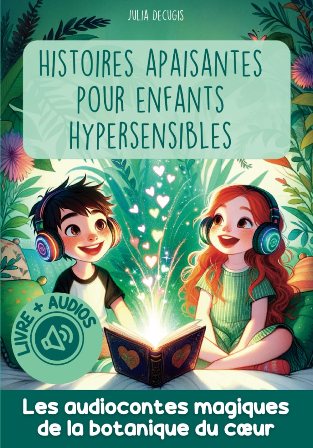 Histoires apaisantes pour enfants Hypersensibles I Les audiocontes de la botanique du cœur: Livre de conte illustré couleur + Version AUDIO des 4 contes à télécharger ou à écouter en ligne Non-fiction