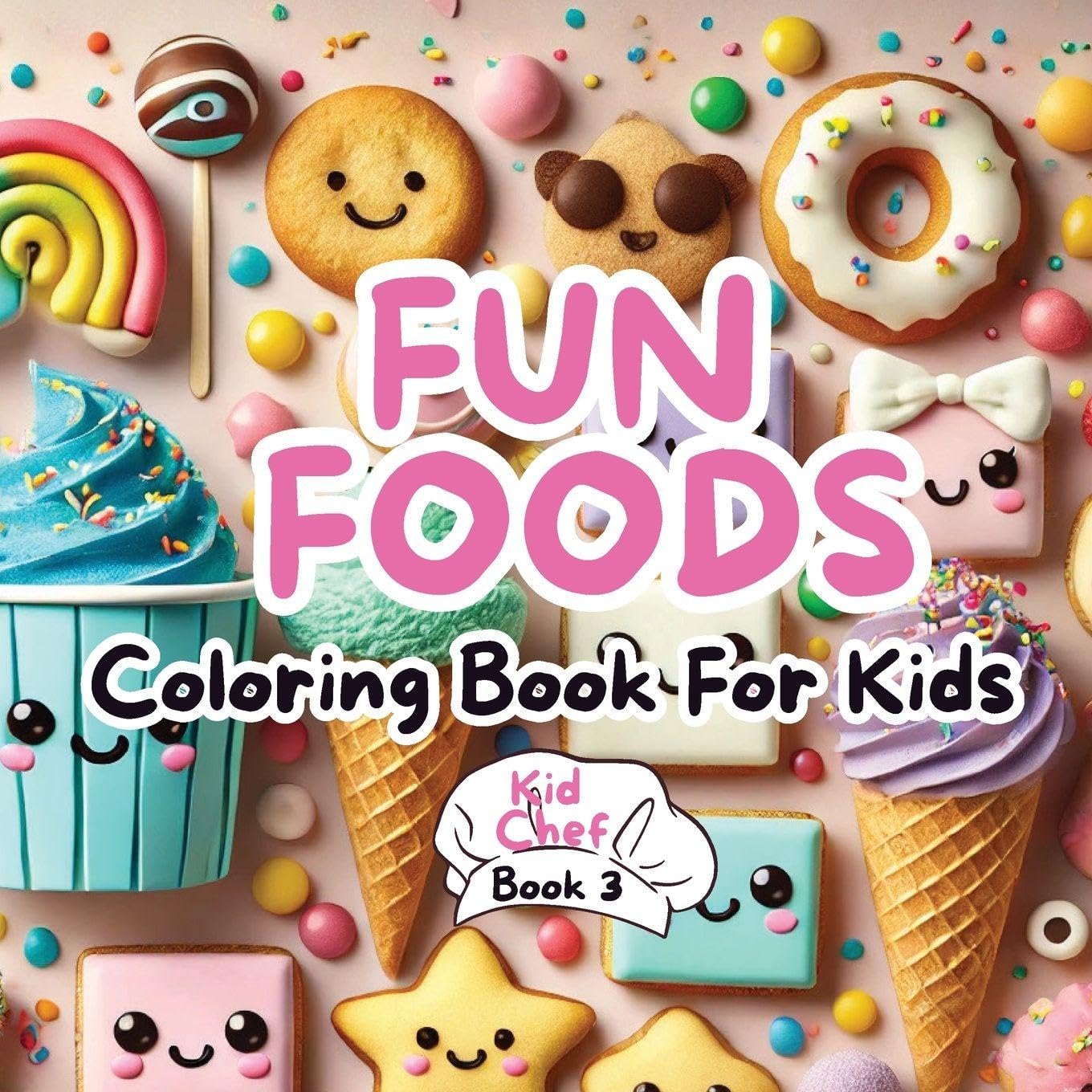 Fun Foods Coloring Book for Kids Novels & Short Stories