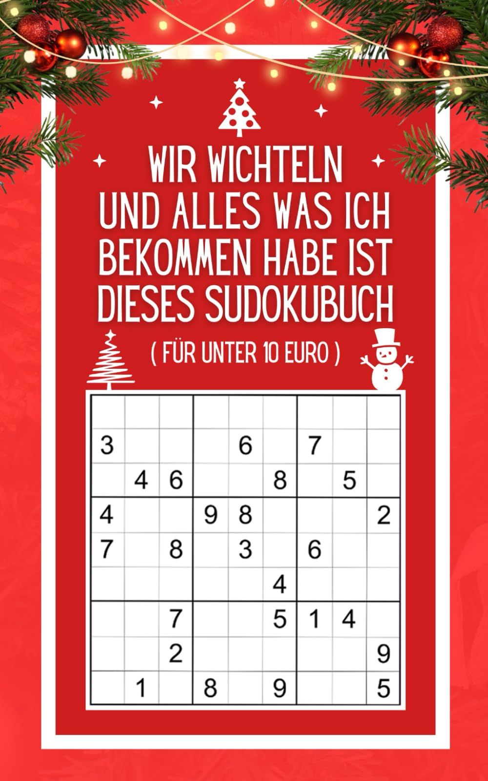 Wir wichteln und alles was ich bekommen habe ist dieses Sudokubuch für unter 10 Euro: Kleines Rätselbuch mit 192 Sudokus | Witzige Geschenkidee zum ... Secret Santa für Jugendliche & Erwachsene Lifestyle