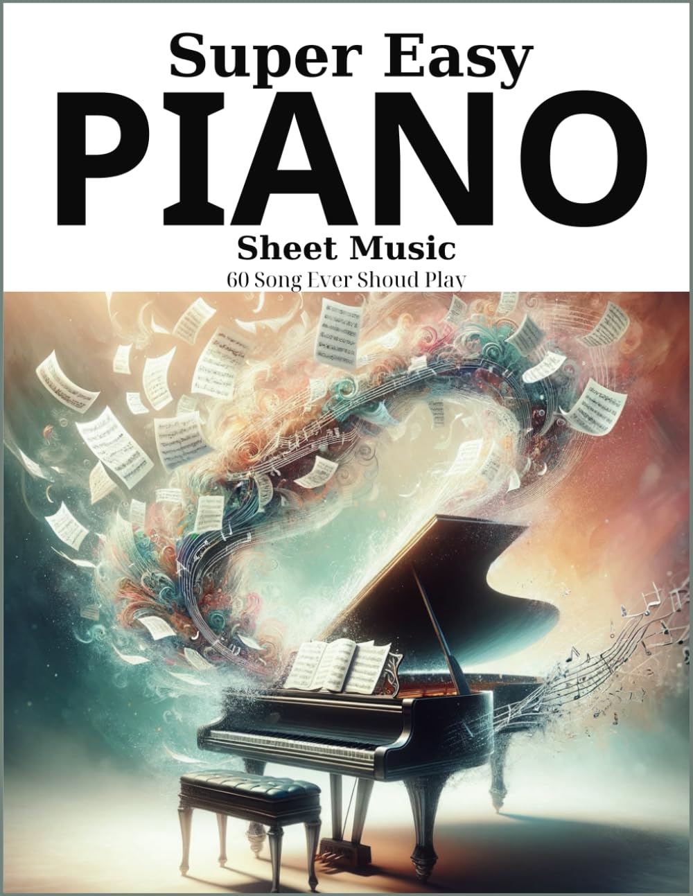 Super Easy Piano Sheet Music: 60 Song Ever Shoud Play book