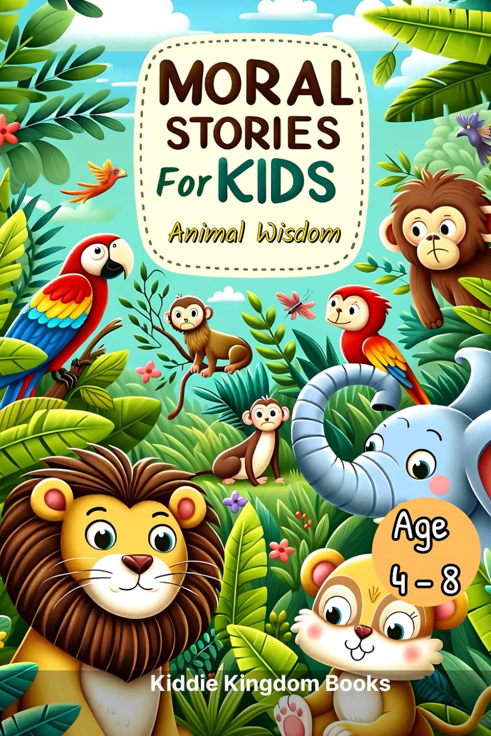 Animal Wisdom: Short Moral Stories for Inspiring Kids,Aesop and Panchatantra Inspired Moral Stories for kids ages 4-8 (Giggle and Grow) Fairy Tales & Legends