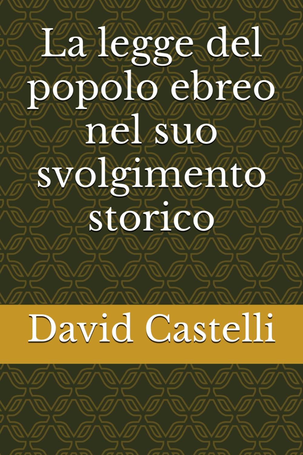 La legge del popolo ebreo nel suo svolgimento storico book