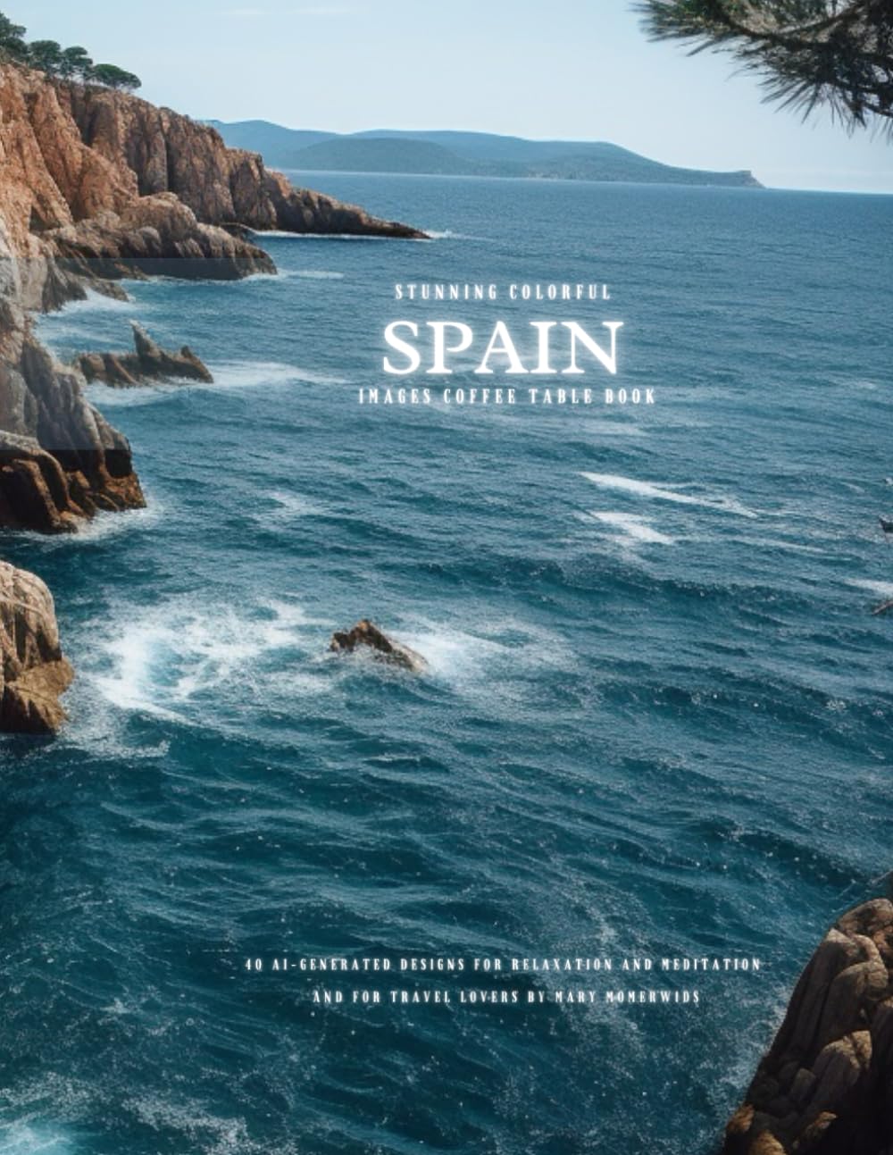 Stunning Colorful Spain Images Coffee Table Book: 40 AI-Generated Designs for Relaxation and Meditation and for Travel Lovers (European Countries Images Coffee Table Book, Band 18) Travel Books