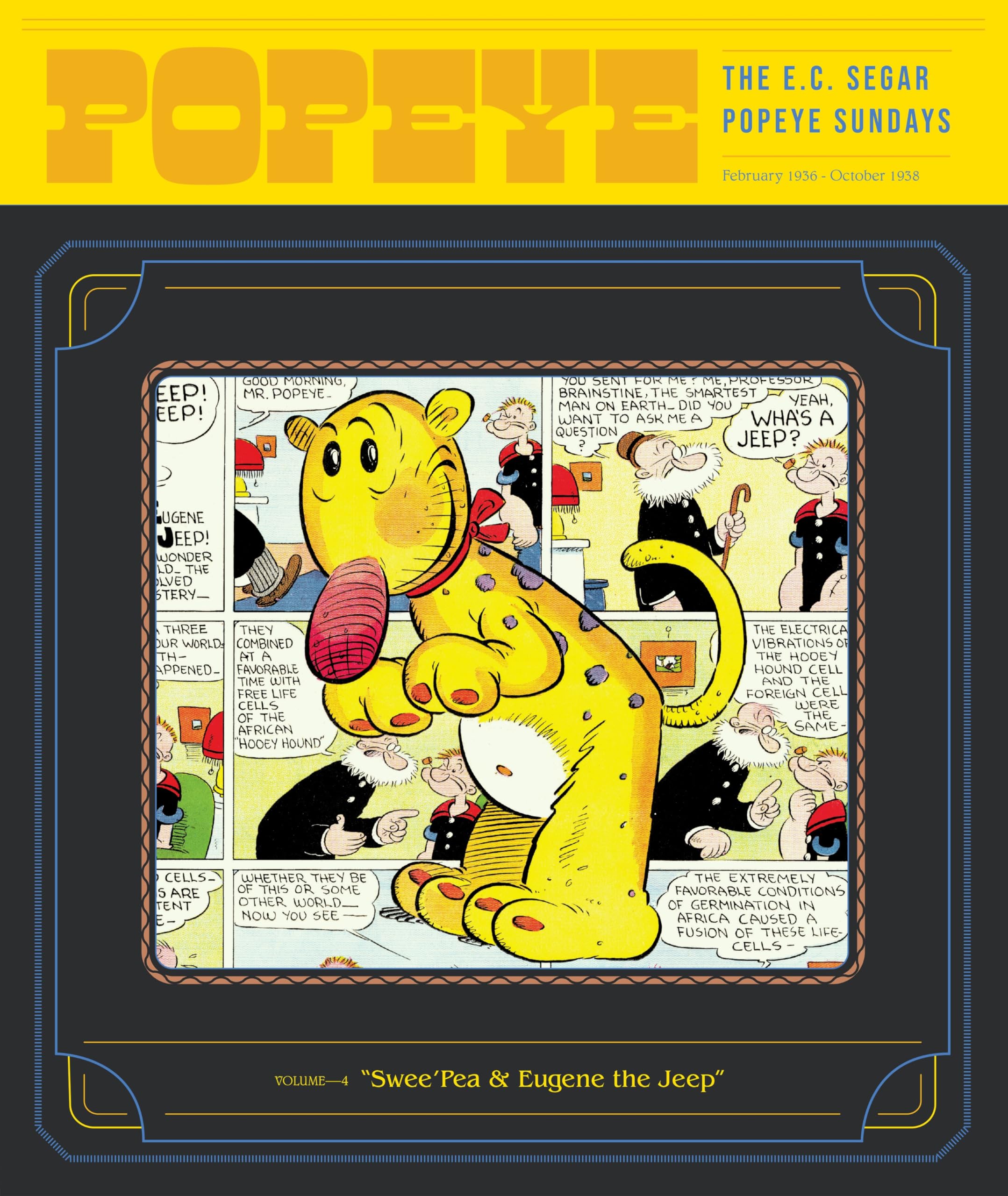Popeye: Swee'pea & the Jeep (E. C. Segar Popeye Sundays, 4) Manga