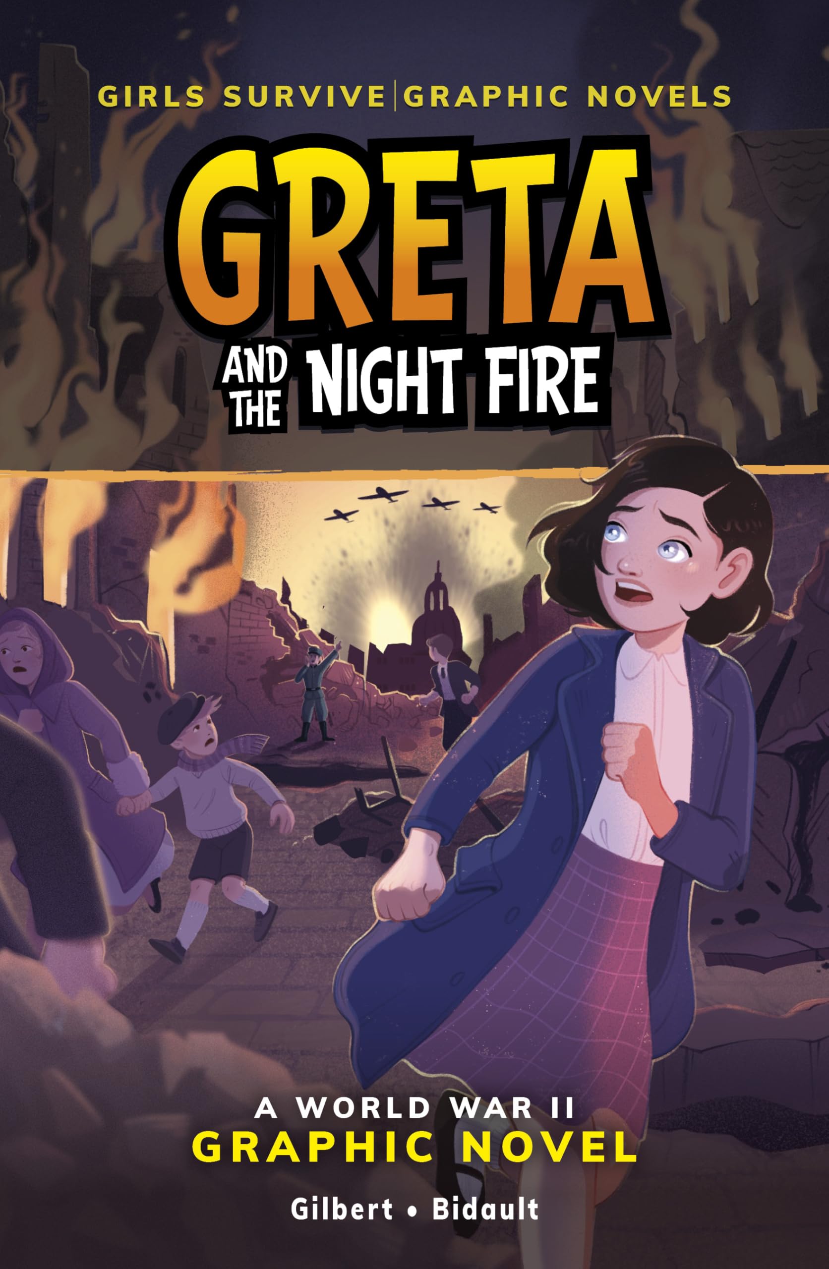 Greta and the Night Fire: A World War II Graphic Novel (Girls Survive: Graphic Novels) Manga