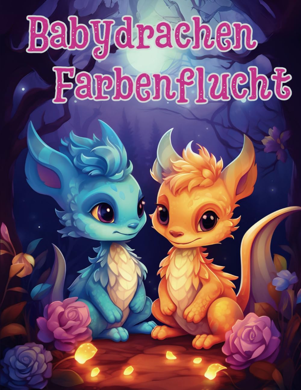 Babydrachen Farbenflucht: Malbuch mit 54 Motiven für eine Flucht in die Welt der kleinen Drachen – für Erwachsene und Jugendliche Hobbies & Crafts