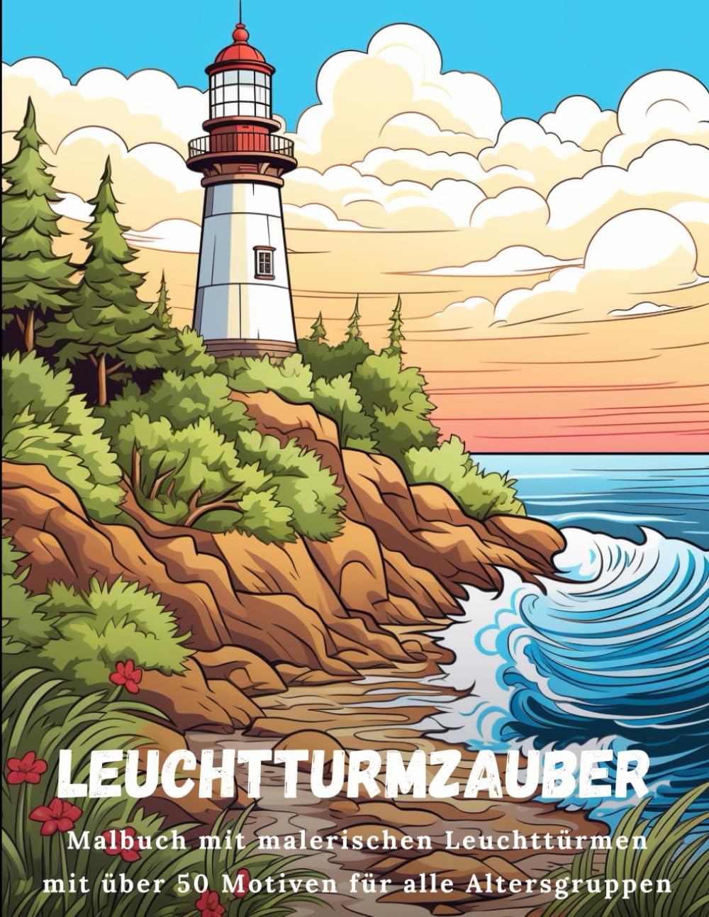 Leuchtturmzauber: Malbuch mit malerischen Leuchttürmen - über 50 Motive für alle Altersgruppen - zur Entspannung und weniger Stress Hobbies & Crafts