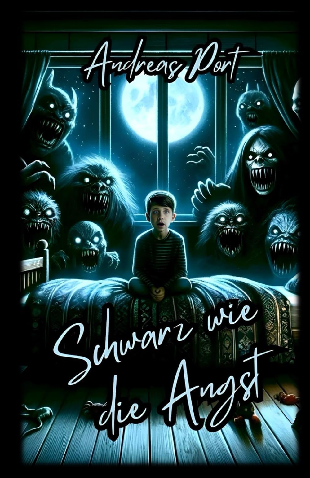 Schwarz wie die Angst - Zehn alptraumhaft böse Geschichten / Horror Contemporary literature