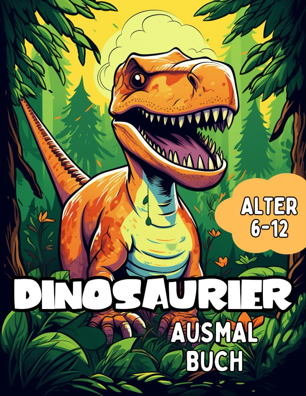 Dinosaurier Ausmalbuch für Kinder, 6-12 Jahre: Ein perfektes Geschenk für kleine Künstler Non-fiction