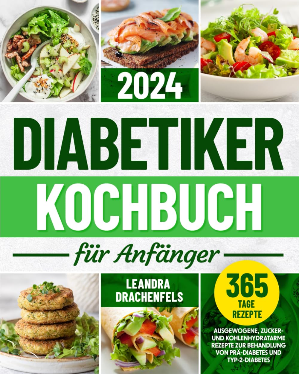 Diabetiker-Kochbuch für Anfänger: Ausgewogene, zucker- und kohlenhydratarme Rezepte zur Behandlung von Prä-Diabetes und Typ-2-Diabetes Health, Nutrition & Fitness
