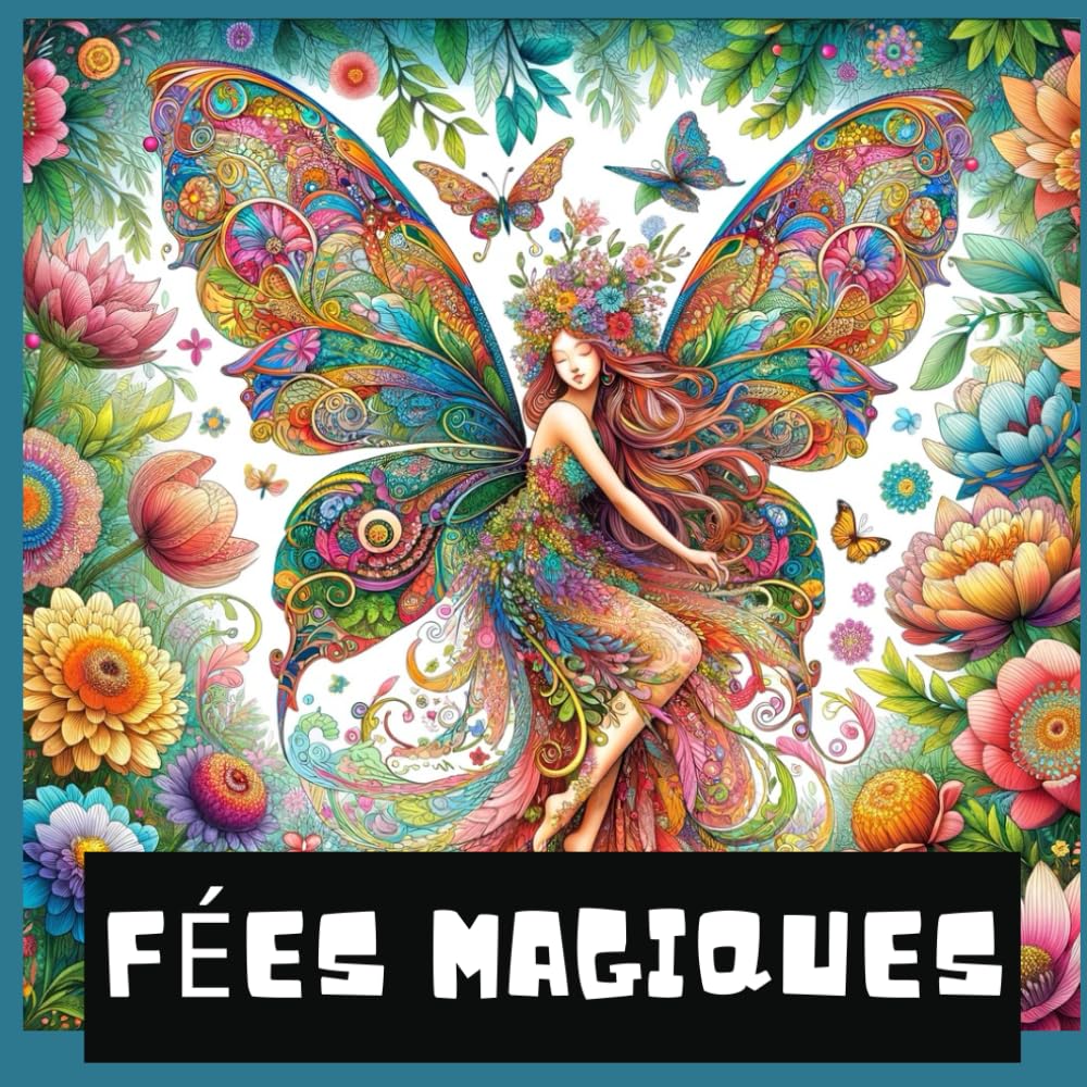 LIVRE DE COLORIAGE DE FÉES MAGIQUES DE LA FORÊT: Un Voyage de Sérénité et d'Imagination avec les Majestueuses Fées de la Forêt book