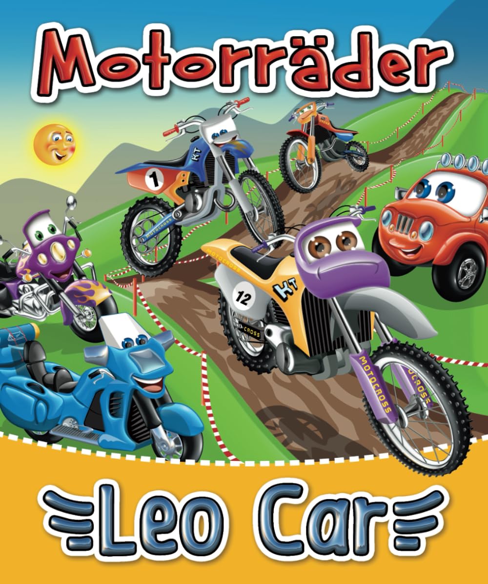 Motorräder und Leo Car: Meine liebsten Gutenachtgeschichten | Motorräder und Motocross für Kinder (Die erstaunlichen Abenteuer des roten Autos Leo) Leisure & Fun