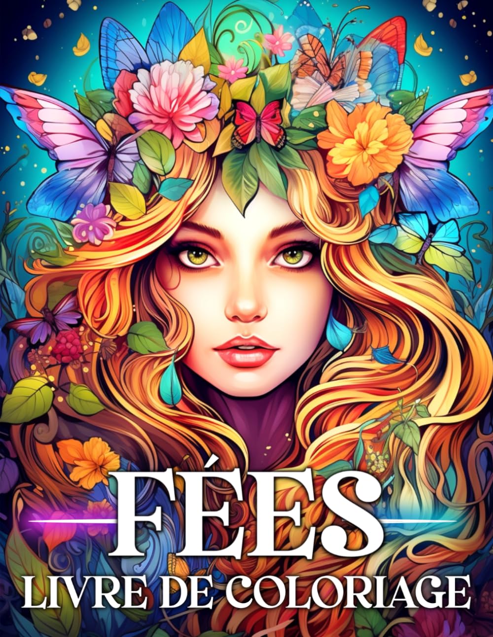 Fées Livre De Coloriage: 50 Magnifiques Coloriages Feerique sur le Merveilleux Monde Fantastique des Fées pour Adultes et Adolescents book