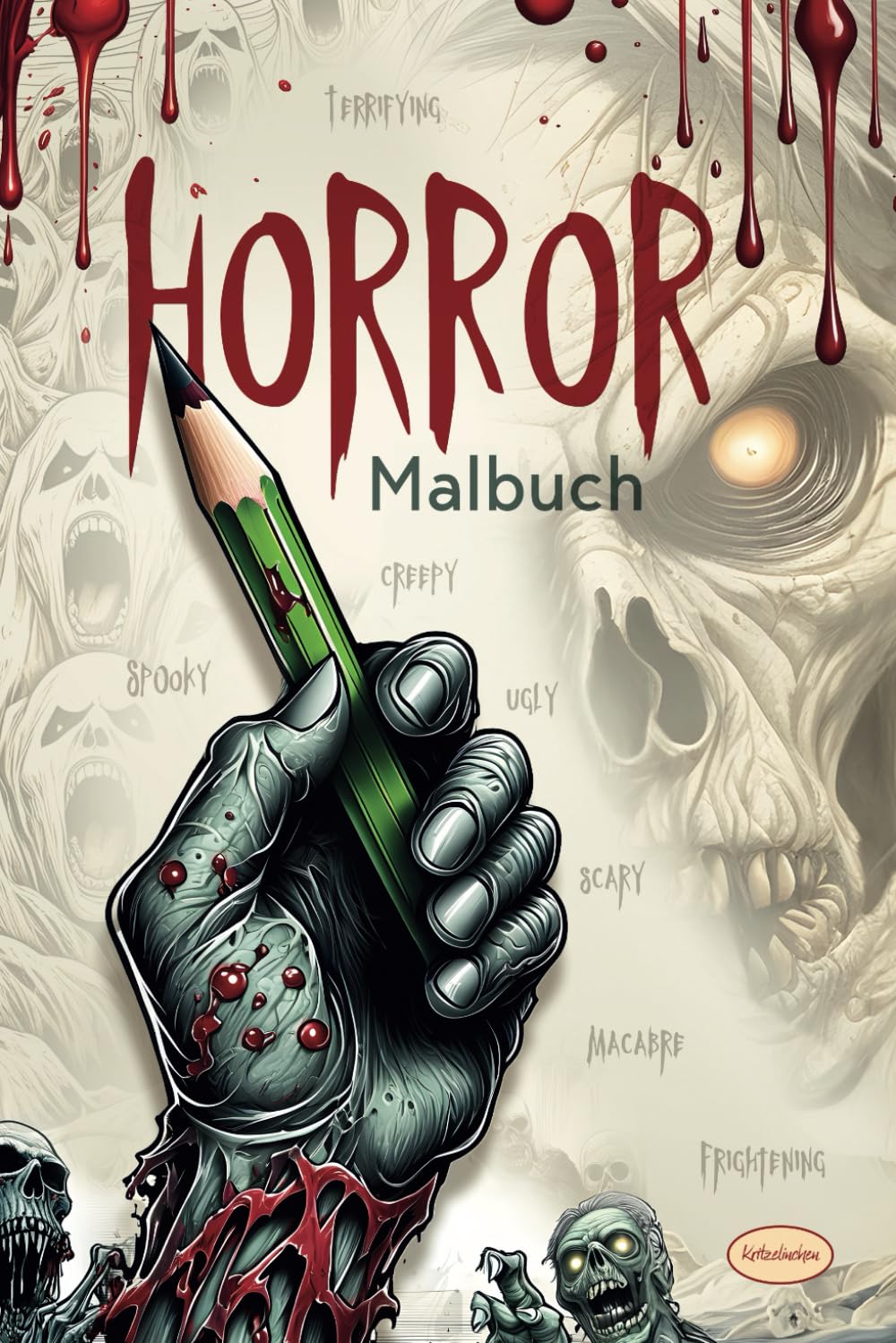 Horror Malbuch: Gruseliges Monster Ausmalbuch mit erschreckenden Horrorkreaturen für Erwachsene und Jugendliche Hobbies & Crafts