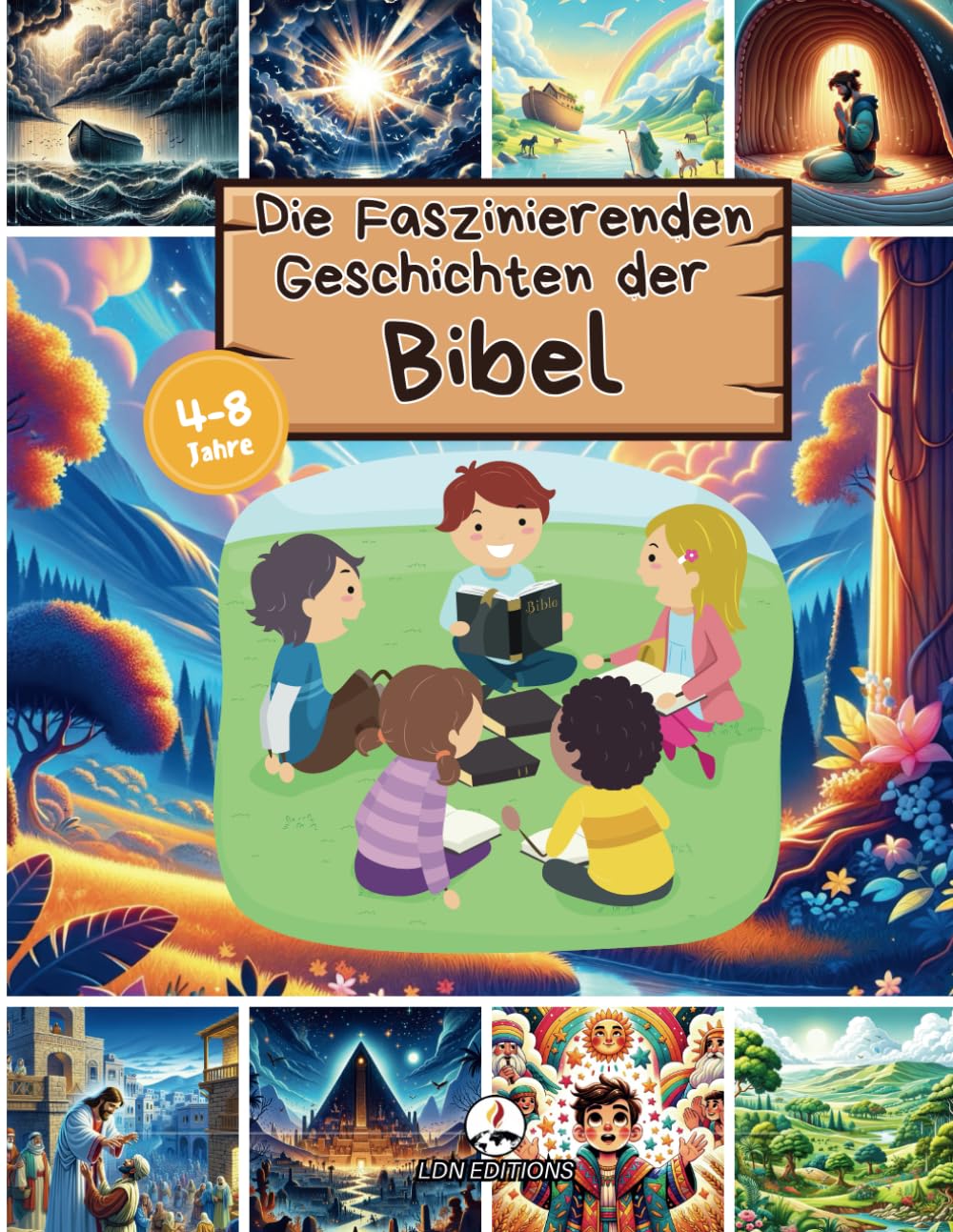 Die Faszinierenden Geschichten der Bibel: Die beliebtesten illustrierten Bibelgeschichten für Kinder im Alter von 4 bis 8 Jahren mit ansprechenden und fesselnden Bildern und biblischen Verweisen book