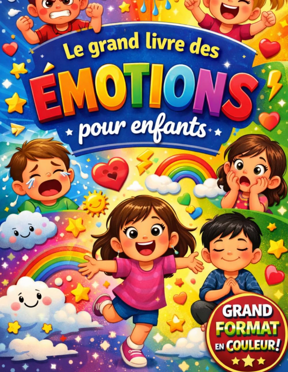Le livre des émotions pour enfants : 36 histoires pour explorer la couleur des sentiments et grandir Non-fiction