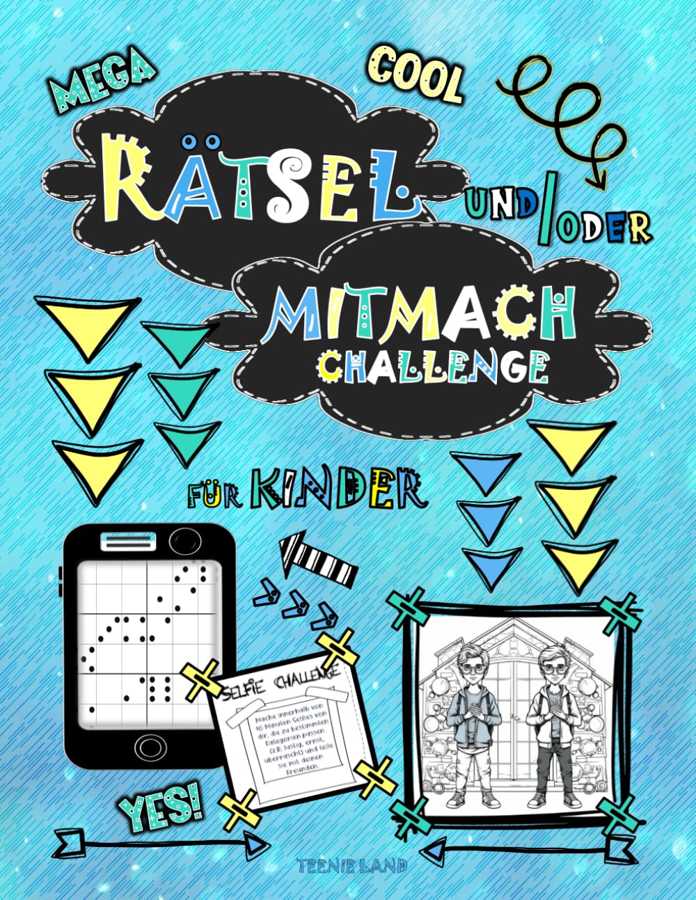 Rätsel und/oder Mitmach-Challenge für Kinder ab 10: DIE perfekte Geschenkidee für 10 Jährige - Mitmachbuch mit aktiven Herausforderungen PLUS coolem Rätselmix Parents & Children
