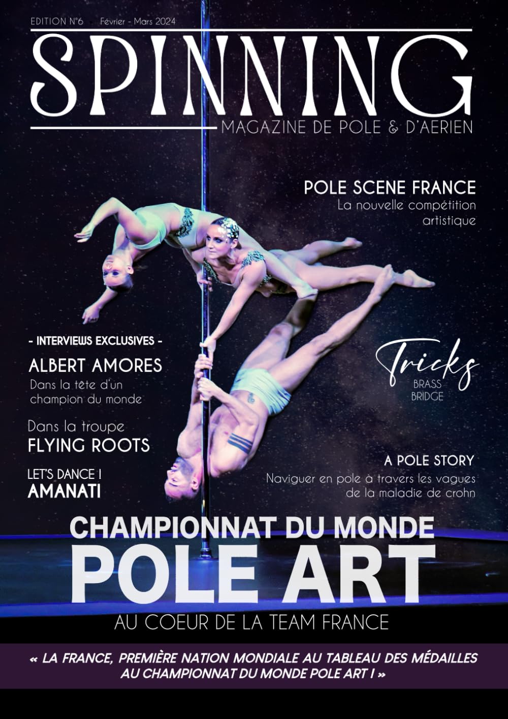SPINNING Magazine #6 - février/mars 2024: Le magazine de pole et d'aérien Leisure & Fun