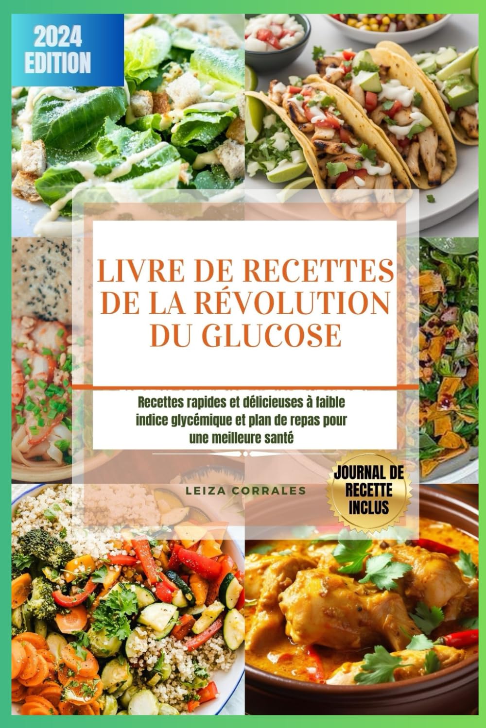 Livre de recettes pour la révolution du glucose: Recettes rapides et délicieuses à faible indice glycémique et plan de repas pour une meilleure santé Cooking & Enjoying