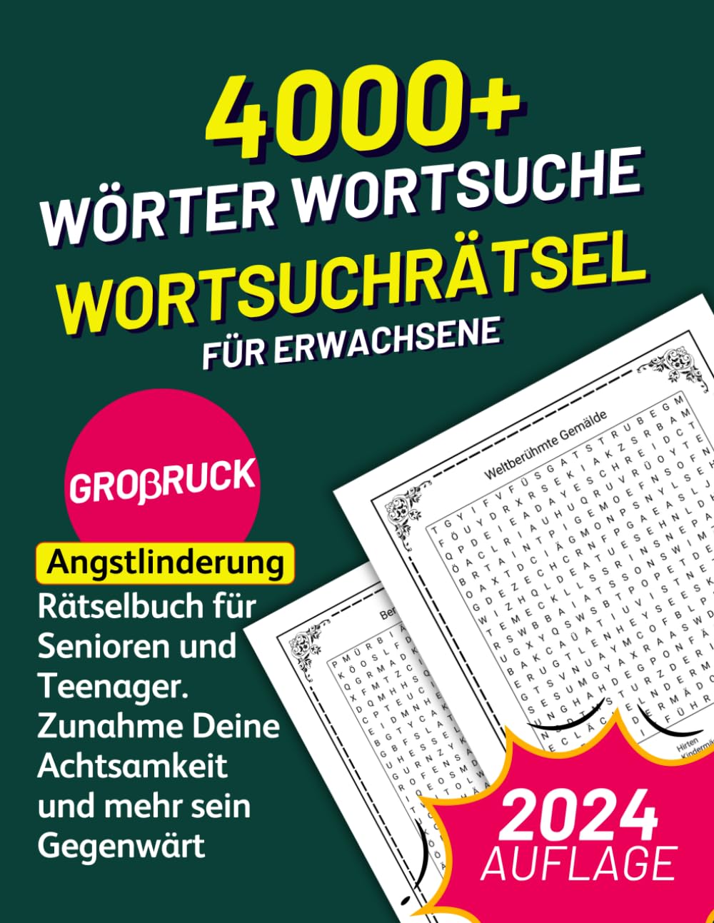 4000+ Wörter Wortsuche Wortsuchrätsel für Erwachsene: Großdruck Angstlinderung Rätselbuch für Senioren und Teenager. Zunahme Deine Achtsamkeit und mehr sein Gegenwärti Computer Science