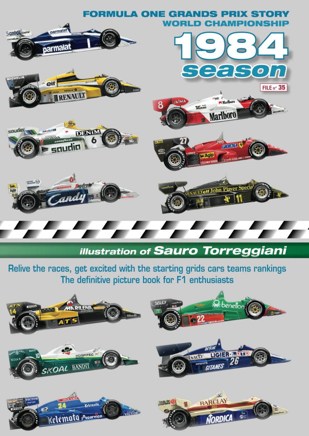 Formula One Grands Prix Story 1984 Season World Championship: Relive the races, get excited with the starting grids cars teams rankings. The definitive picture book for F1 enthusiasts Arts & Culture Books