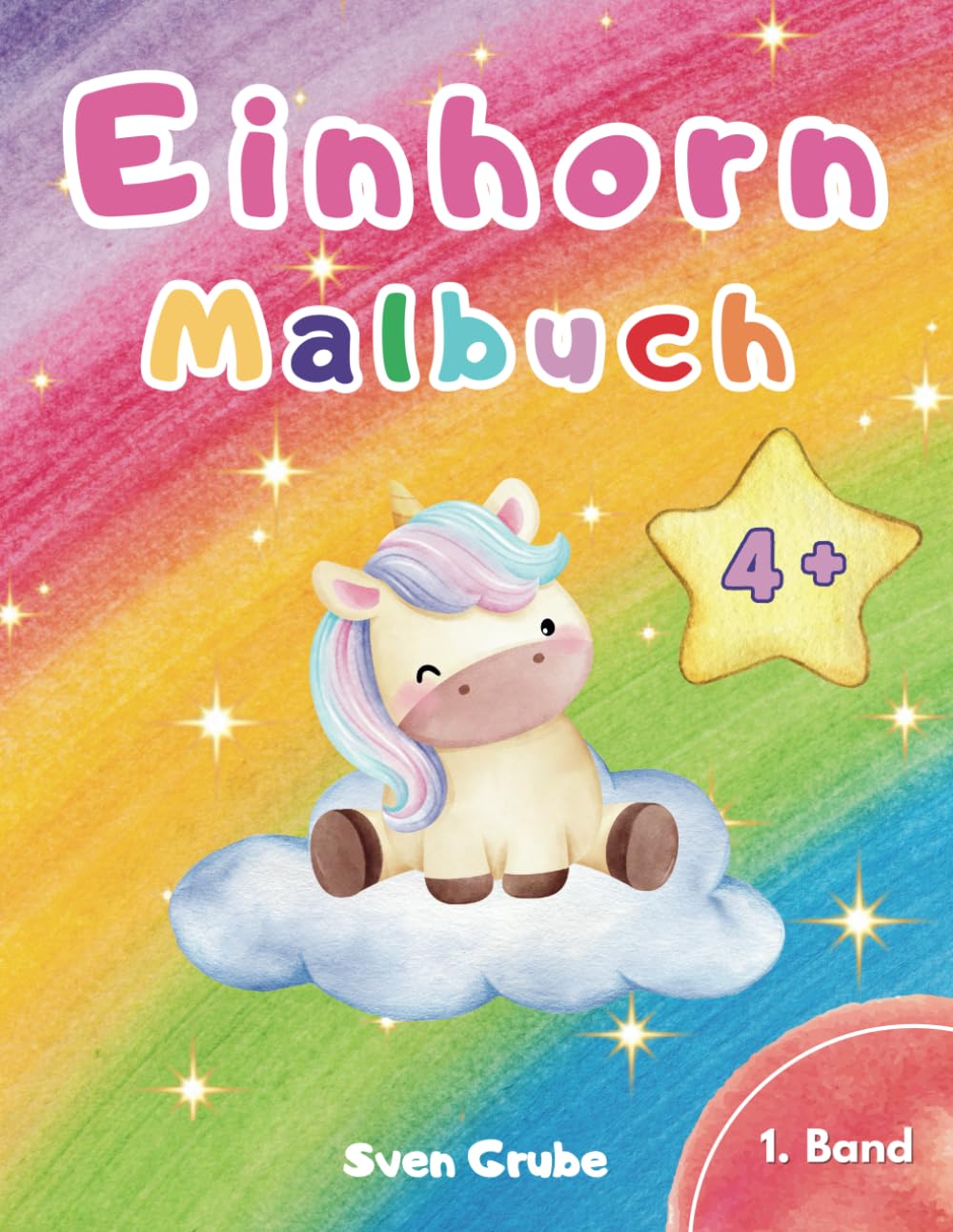 Einhorn Malbuch: 50 schöne Einhorn Motive zum Ausmalen für Kinder (ab 4 Jahren, Band 1) (Einhorn Malbücher, Band 1) Manga