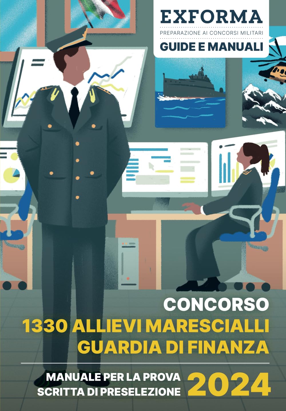 Concorso 1330 Allievi Marescialli della Guardia di Finanza 2024: Manuale per la prova scritta di preselezione book