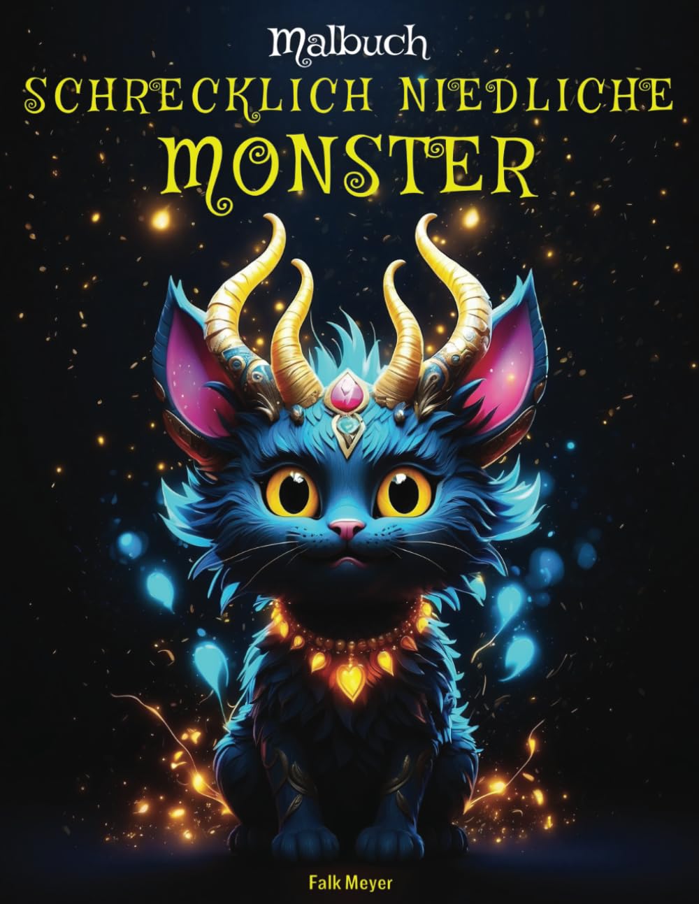 Schrecklich niedliche Monster Malbuch: Gruselige und süße Fantasiewesen für Jugendliche und Erwachsene. Ein Malbuch für Entspannung & Stressabbau Film, Art & Culture