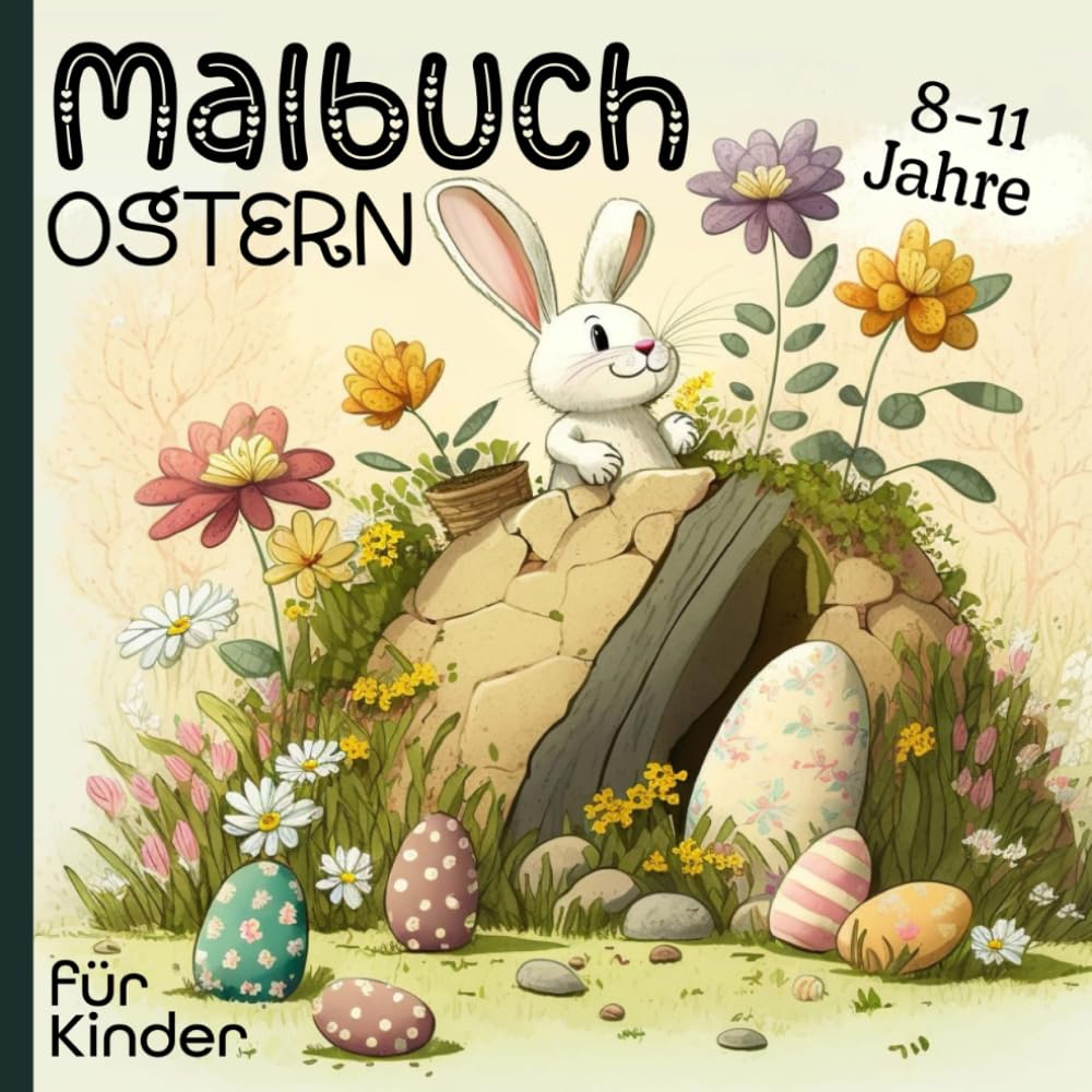 Malbuch OSTERN für KINDER 8 - 11 Jahre Novels & Short Stories