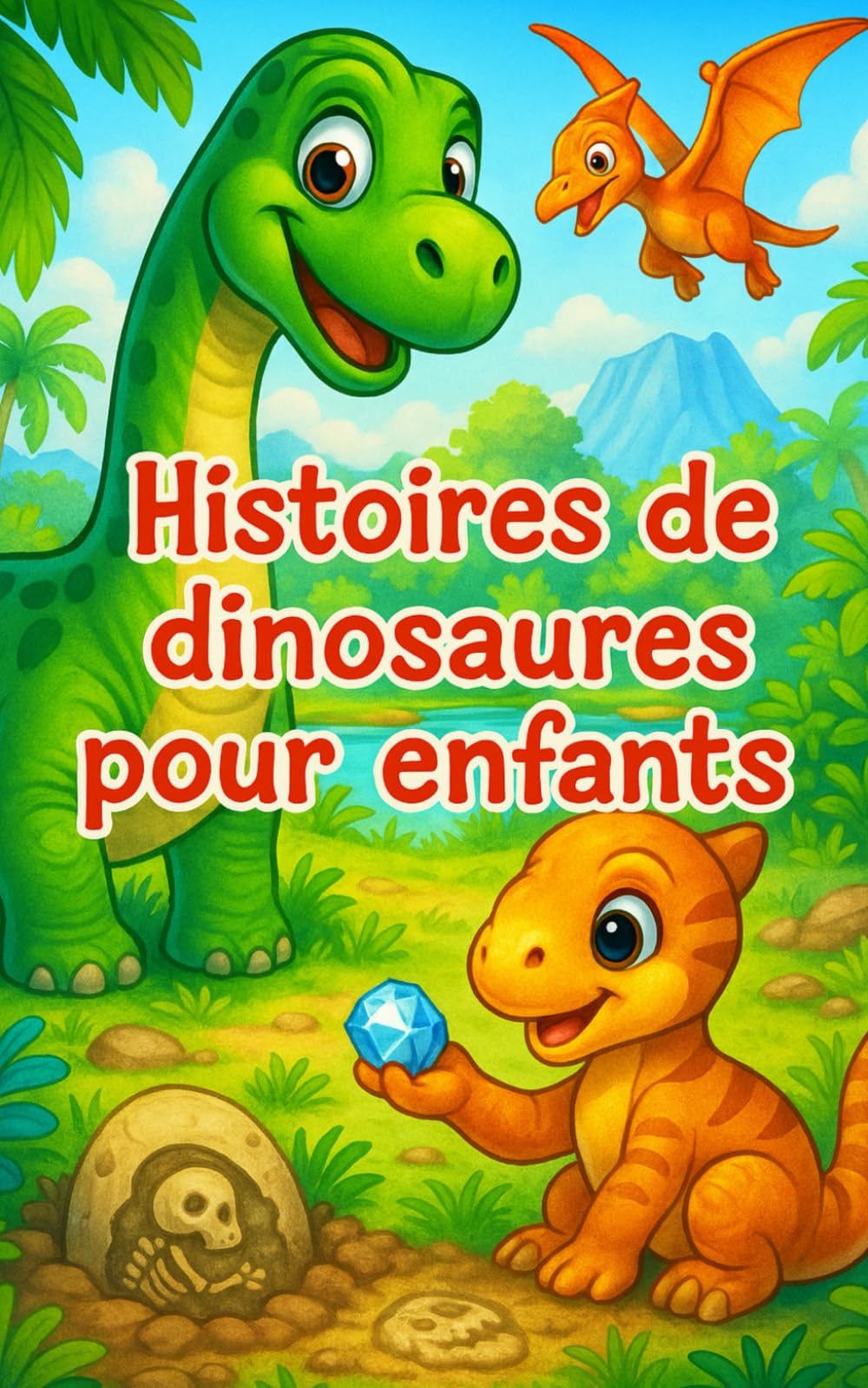 Le livre des histoires de dinosaures pour enfants - Un recueil d'histoires inspirantes pour enfants 5 - 10 ans : livre pour apprendre à lire et parfait en histoire du soir Non-fiction