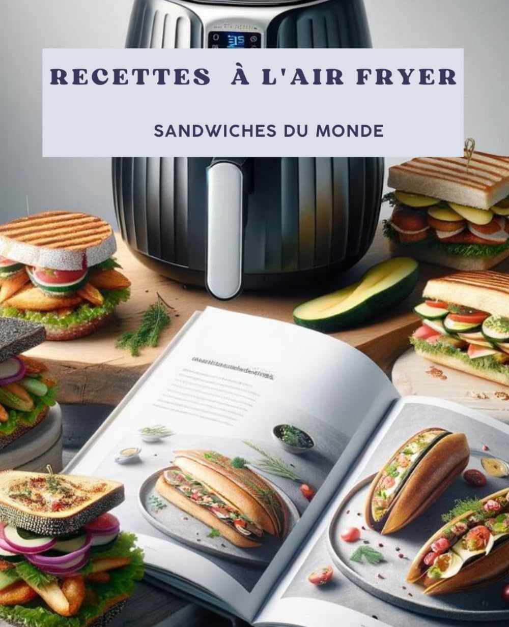 Recettes à l'Air Fryer: Sandwiches du Monde book