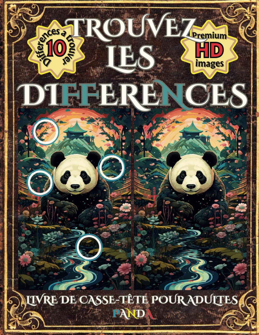 Trouvez les Différences Livre de casse-tête pour Adultes: Défis Visuels et Casse-têtes Captivants: Améliorez Votre Concentration en S'amusant sur le Theme des animaux book